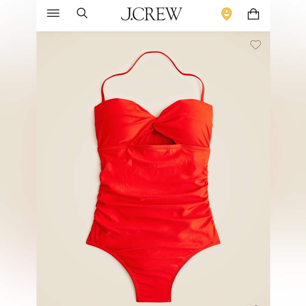 Vibrant Red Women’s One Piece Swimsuit